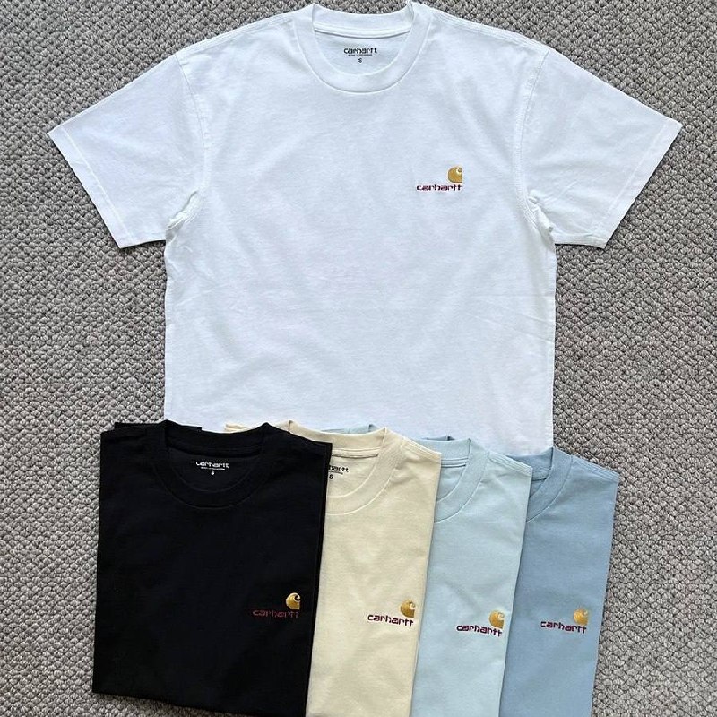 T-shirts Carhartt brodés multicolores