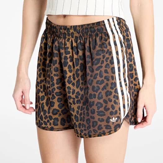 Short fluide Adidas à motif léopard