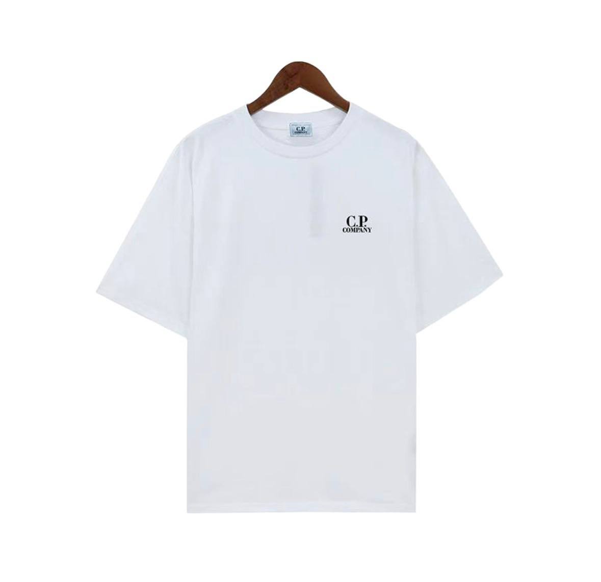 T-shirt C.P. Company blanc à logo poitrine