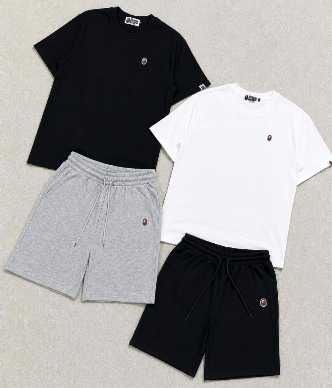 Ensemble t-shirt et short Bape
