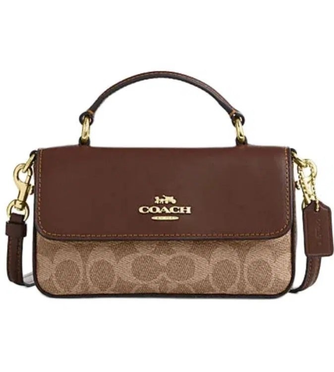 Sac à bandoulière Coach multi-coloris