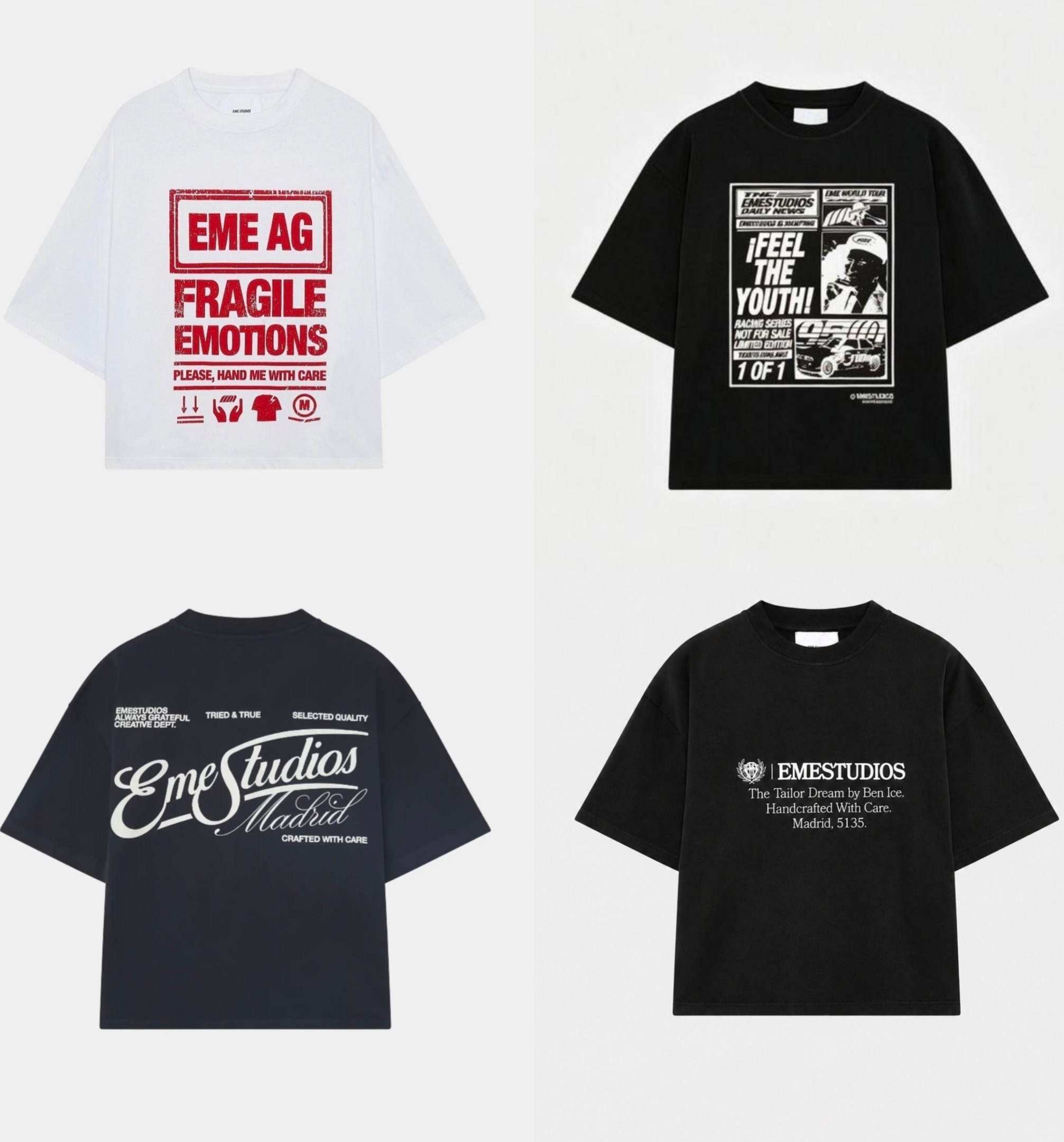 T-shirts graphiques oversize Eme Studios
