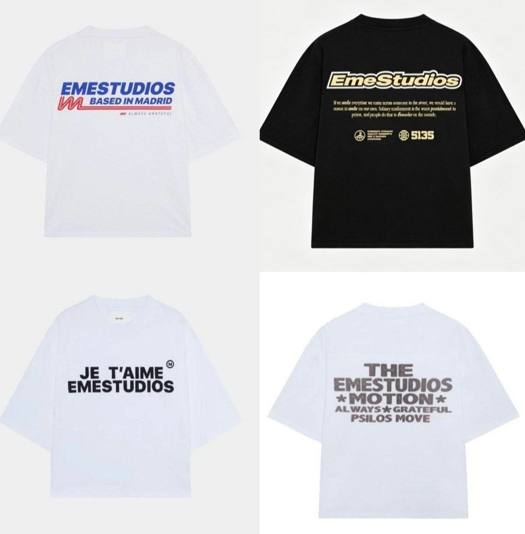 T-shirts streetwear Eme Studios