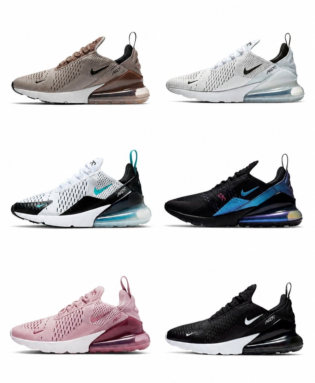 Baskets Nike Air Max 270 plusieurs coloris