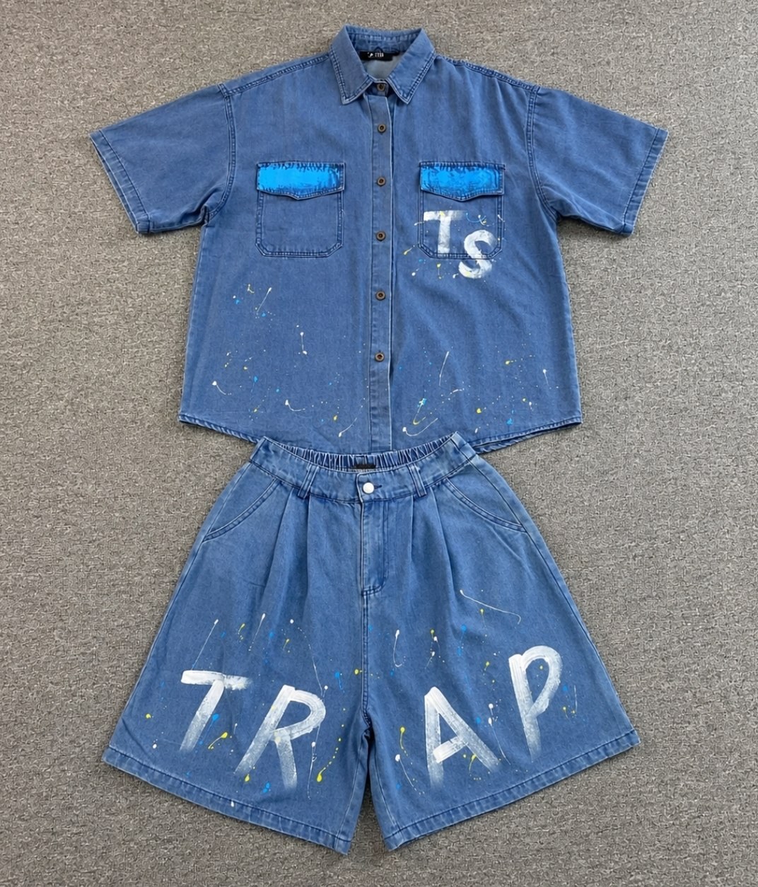 Ensemble t-shirt et short Trapstar