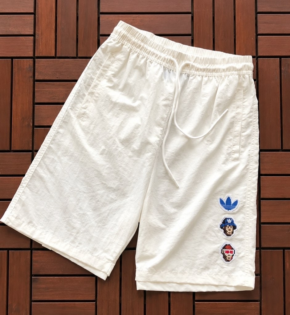 Short de bain Adidas x Monkey Kingdom blanc