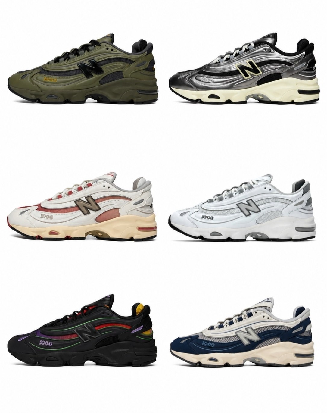 Baskets New Balance 1000 multicolores