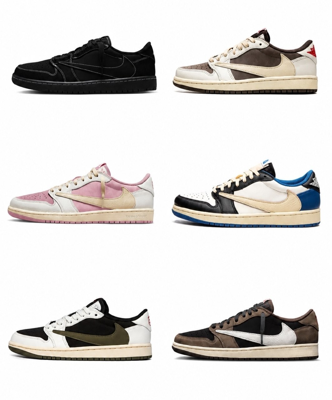 Baskets Nike Air Jordan 1 Low Travis Scott