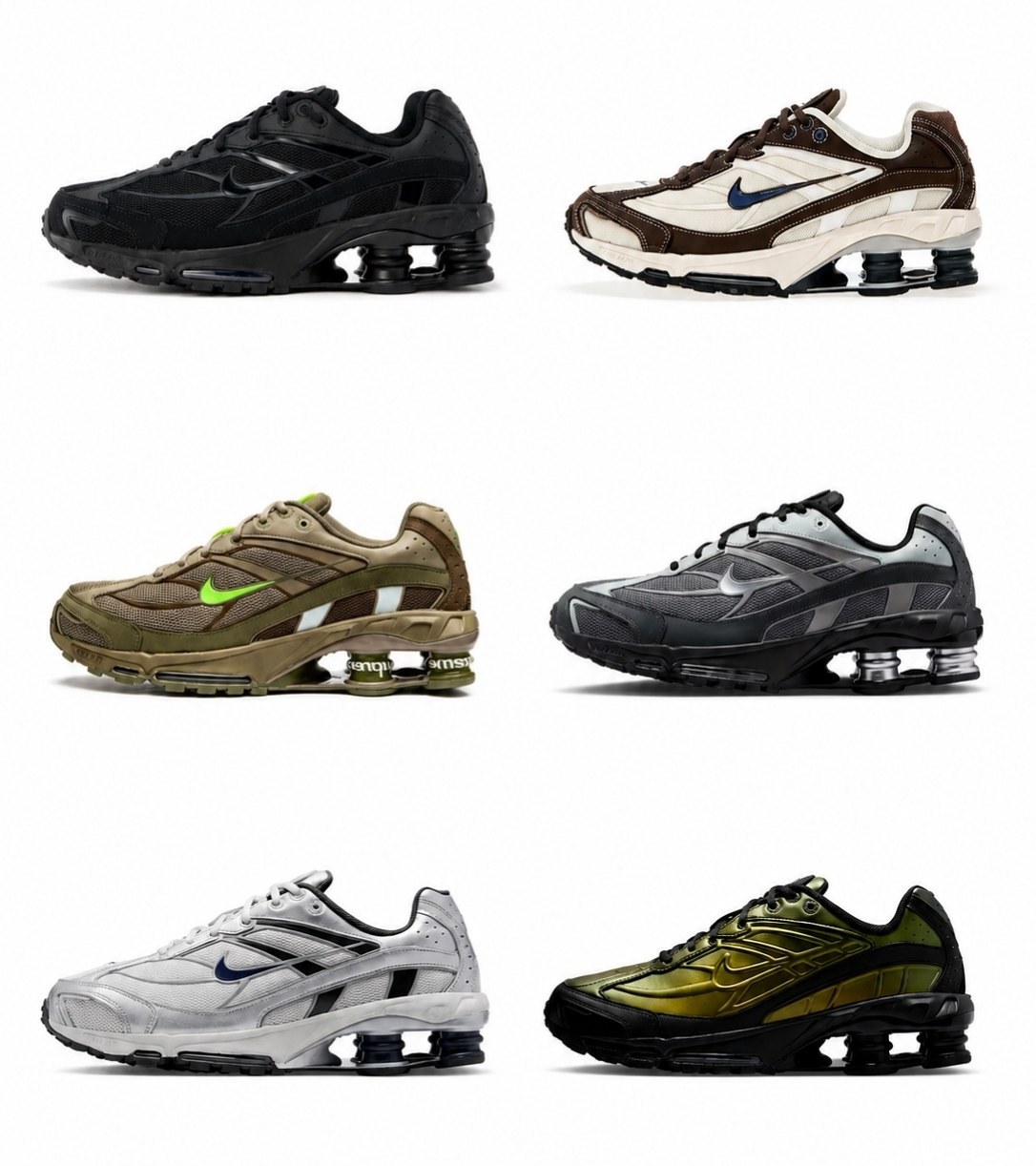 Baskets Nike Shox Ride 2 six déclinaisons