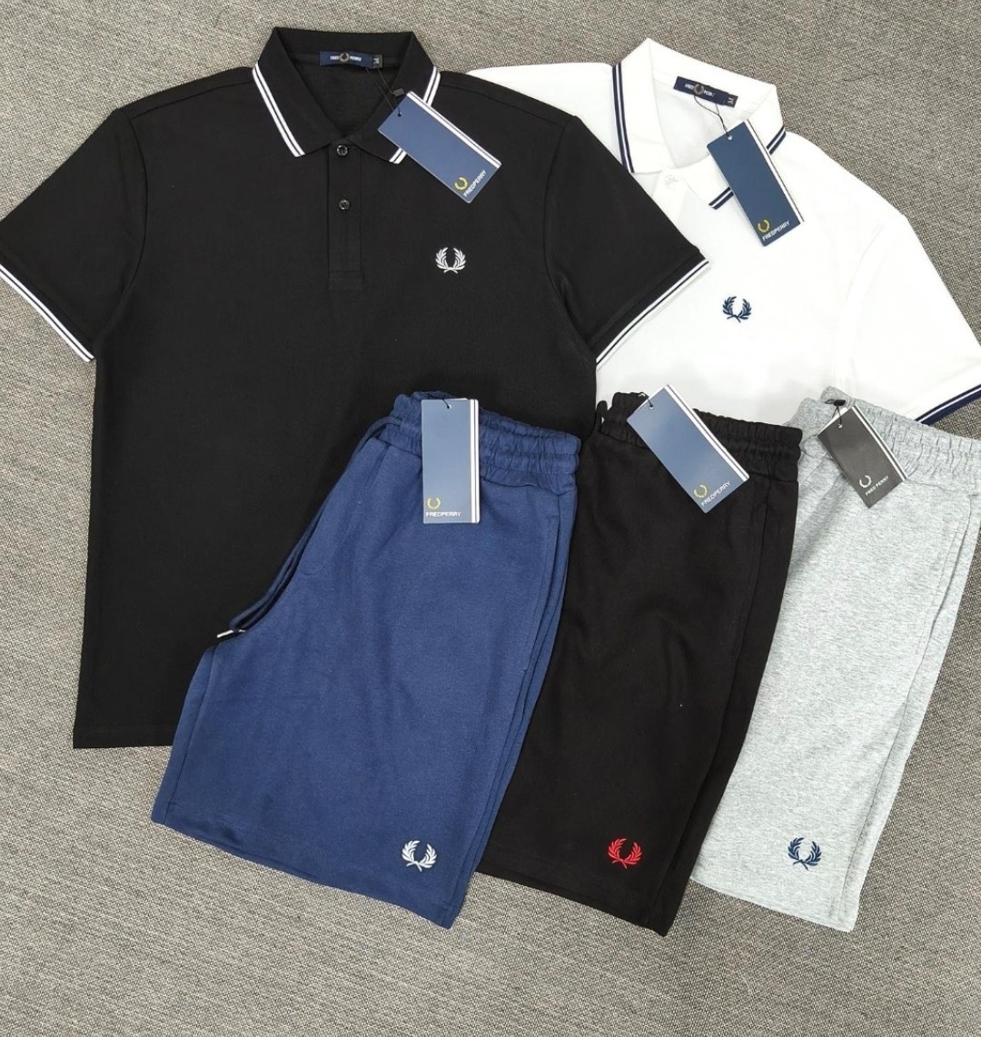 Ensemble polo et short en molleton Fred Perry
