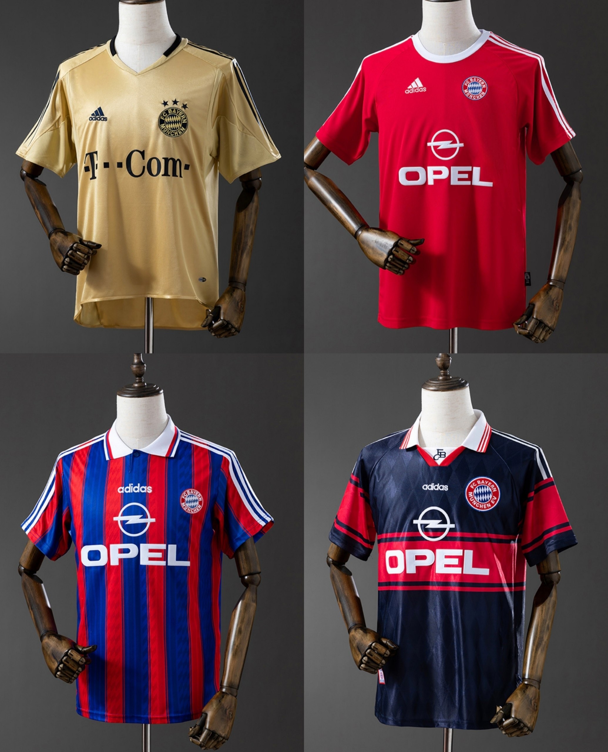 Maillot rétro Bayern Munich plusieurs modèles