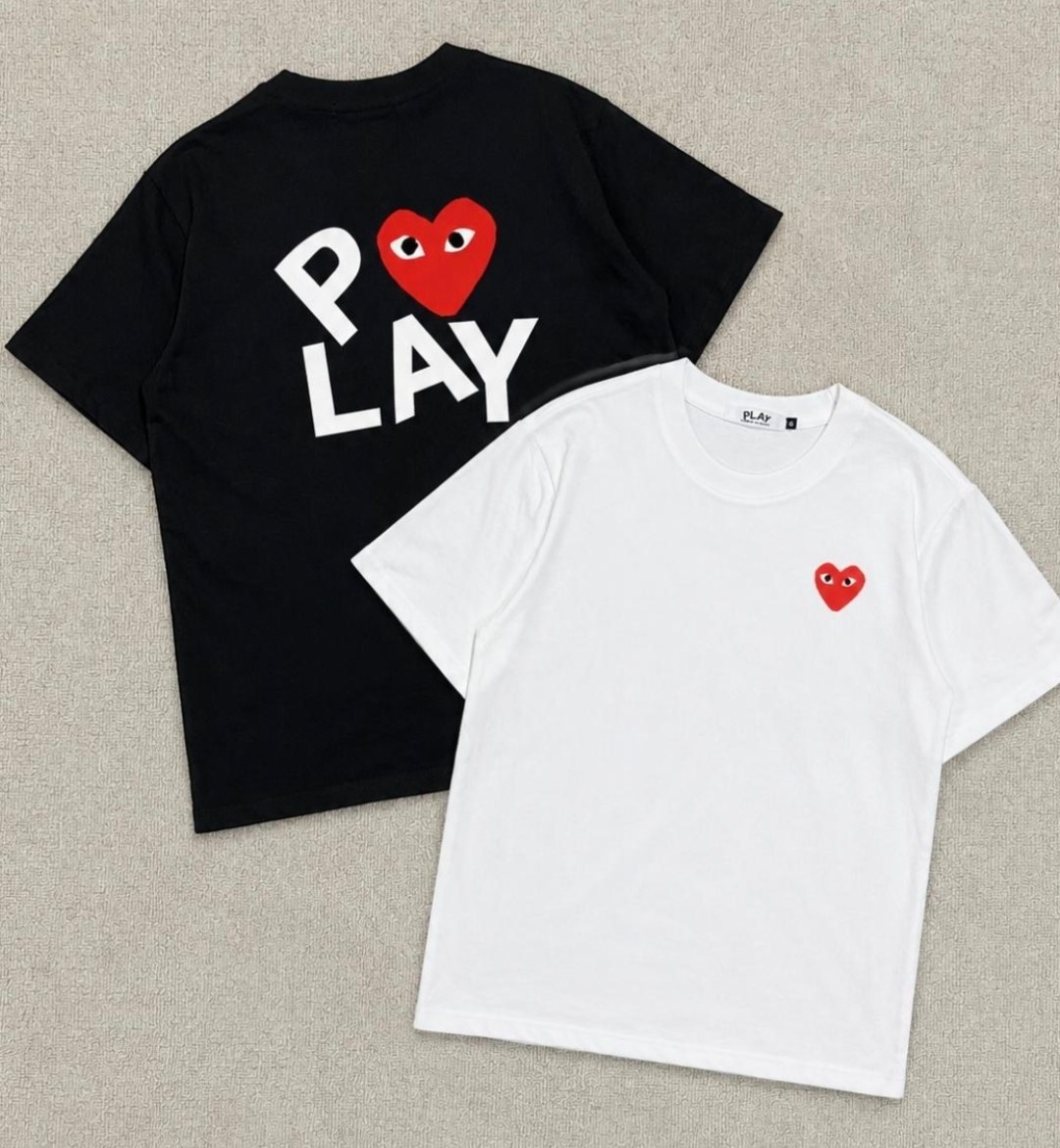 T-shirt Comme des Garçons Play dos imprimé