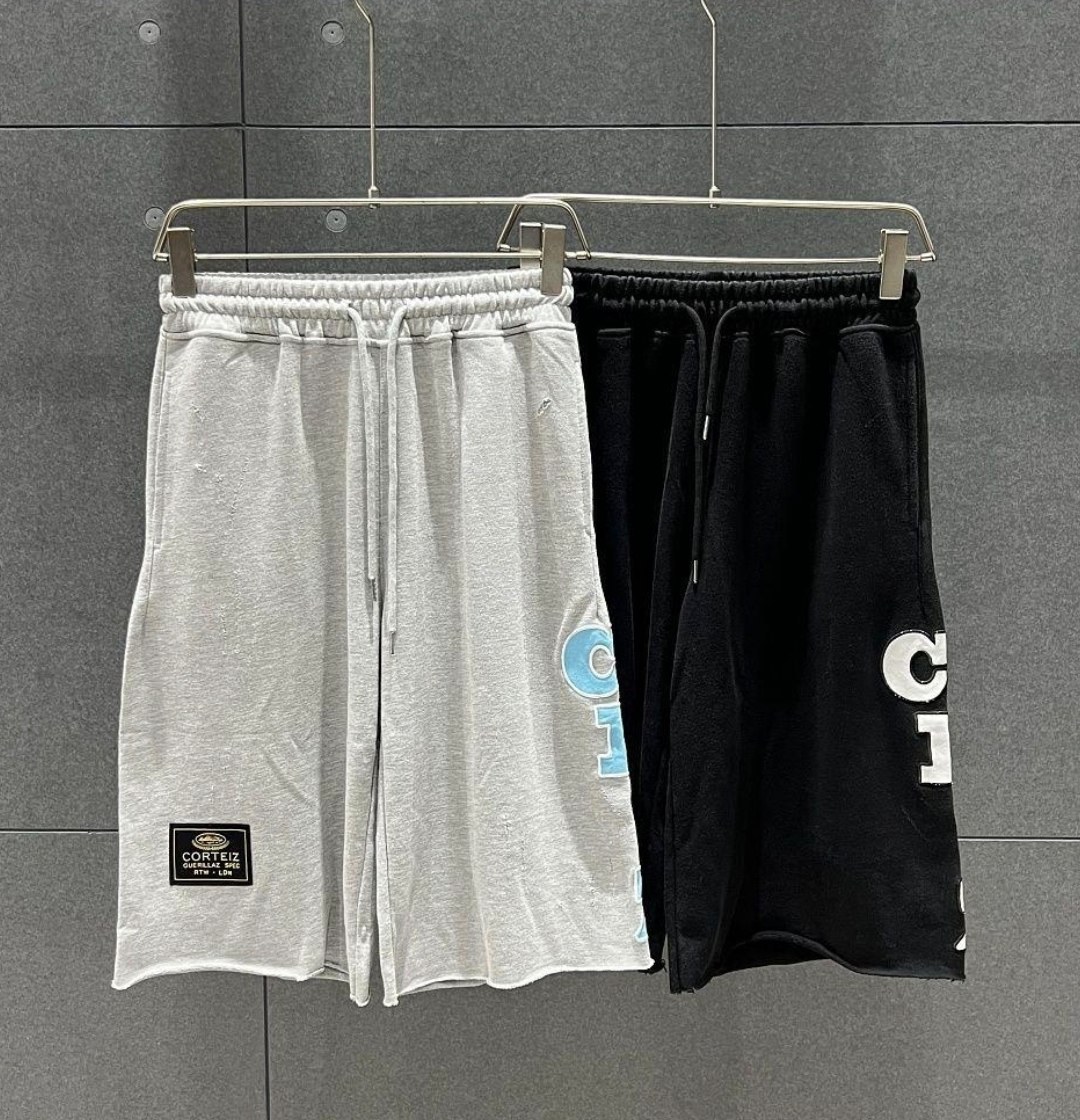 Short Corteiz bords francs coupe brute et patch