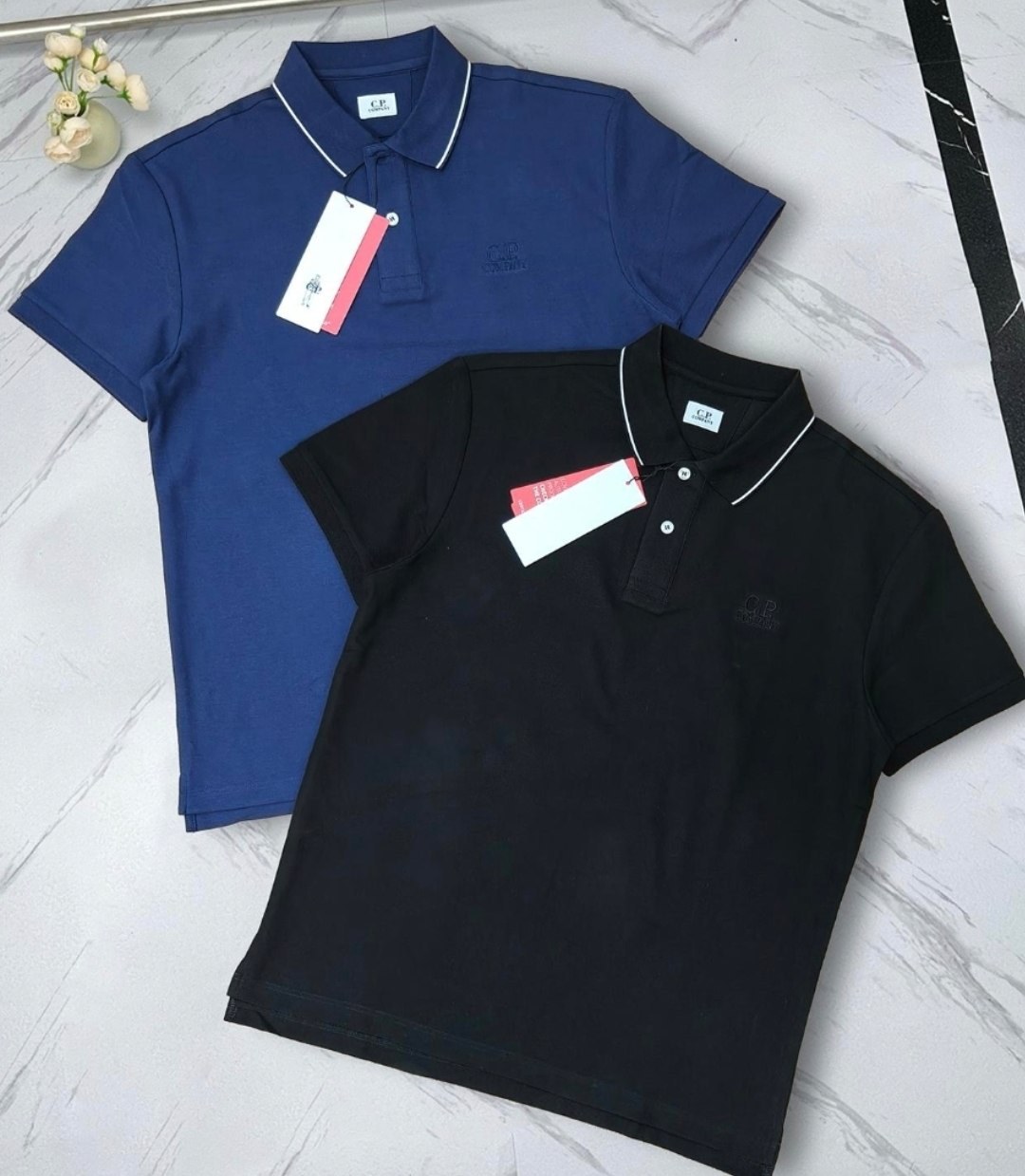 Polos à col liseré C.P. Company