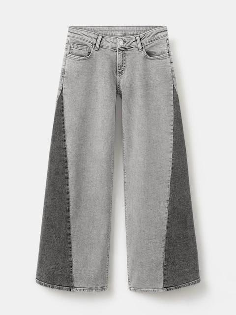 Pantalon délavé anthracite Distress