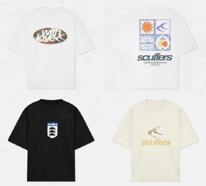 T-shirt Scuffers plusieurs coloris et modèles