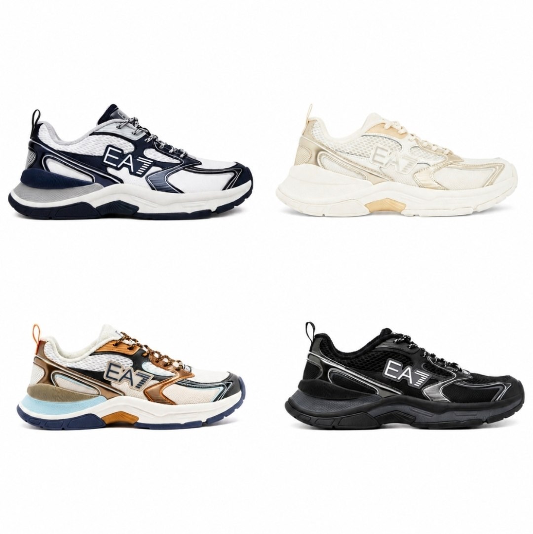 Baskets EA7 Emporio Armani chunky multi-coloris