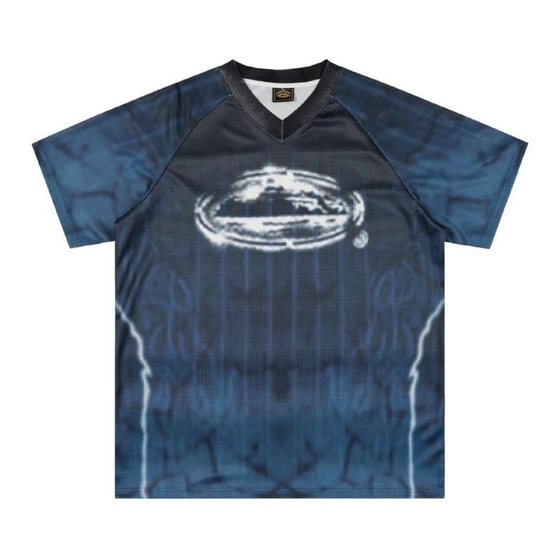 Maillot Corteiz Alcatraz dégradé bleu
