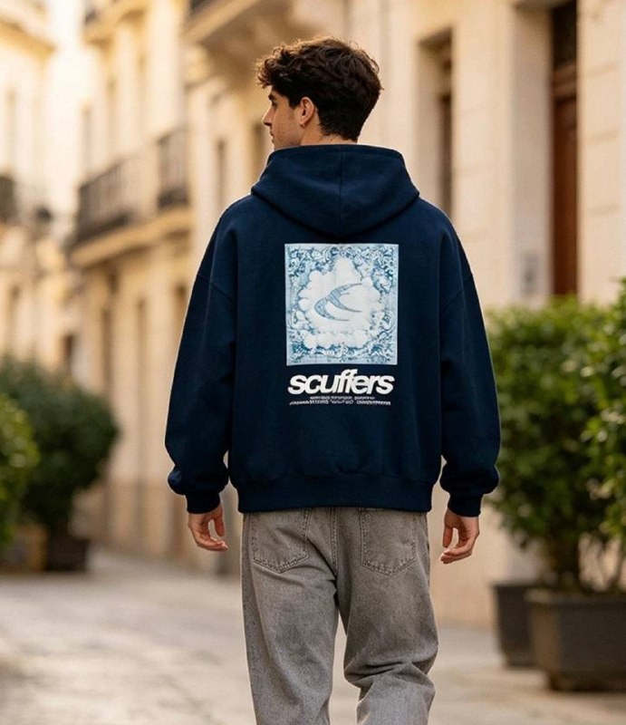Sweat à capuche en coton Scuffers