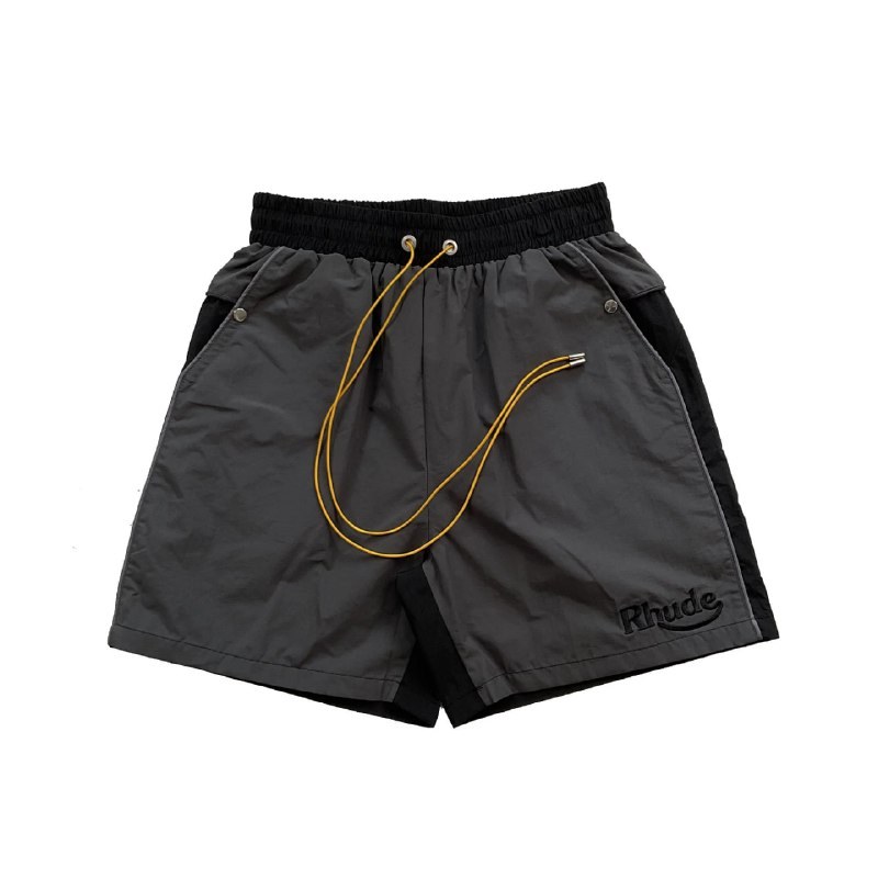 Short de bain Rhude bicolore gris et noir