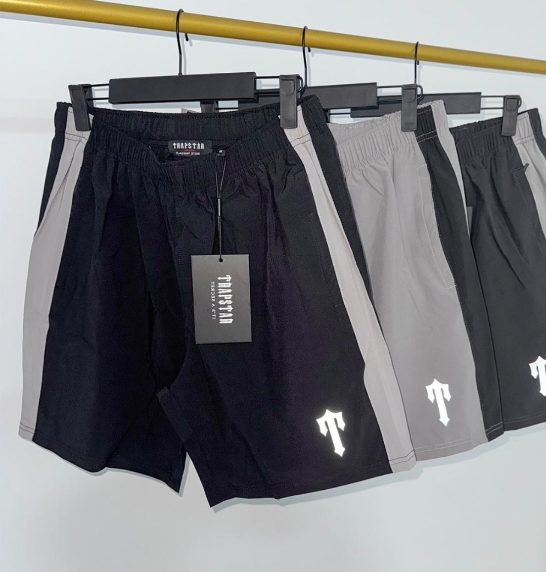 Shorts de sport Trapstar avec bandes contrastées
