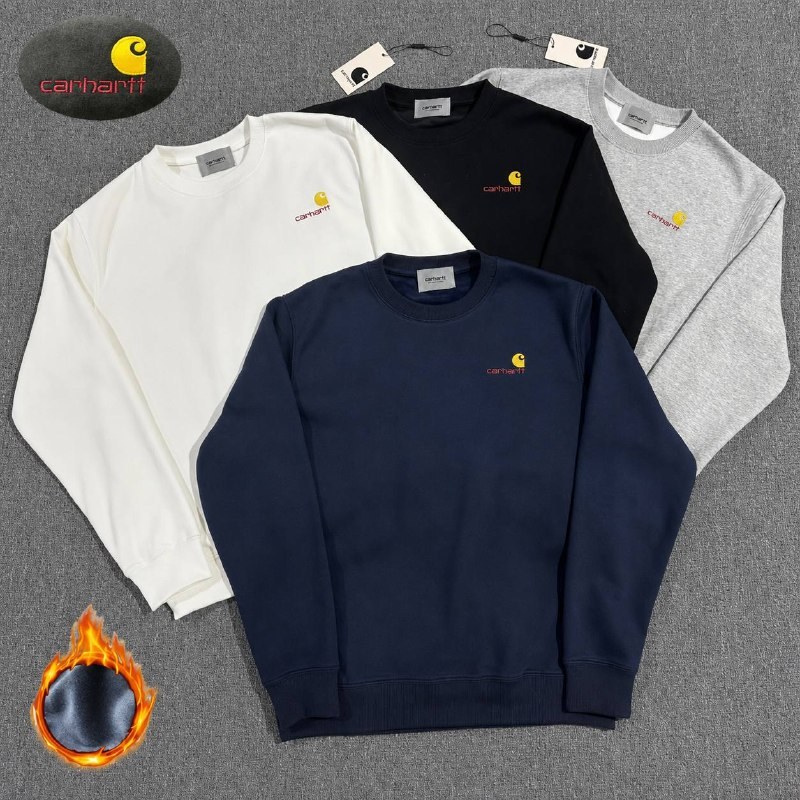 Sweatshirts Carhartt col rond doublés polaire
