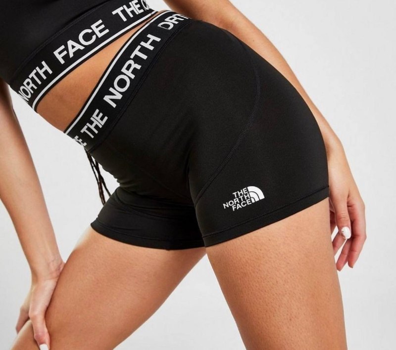 Short cycliste The North Face noir taille élastique