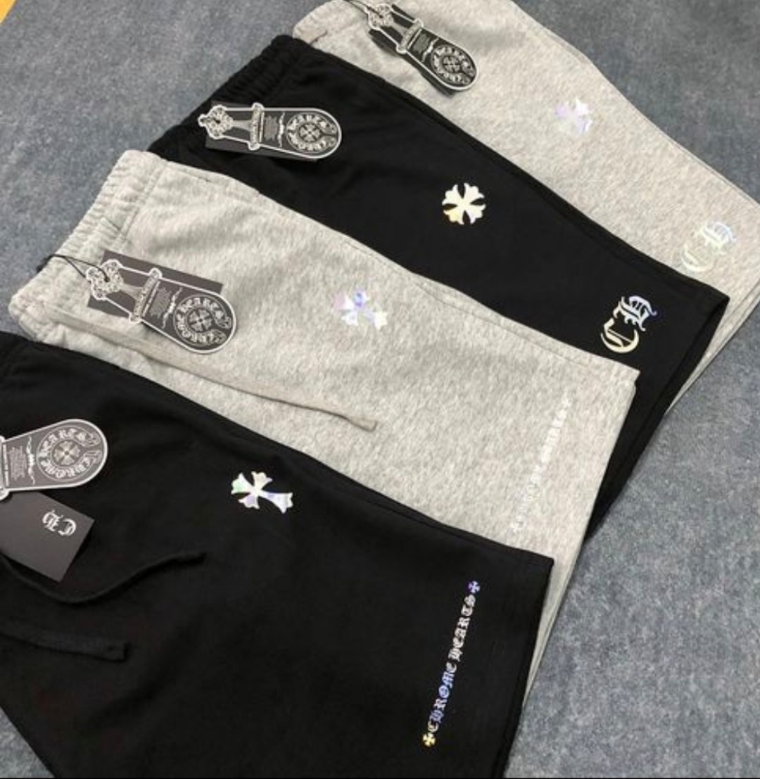 Short en molleton Chrome Hearts logo irisé