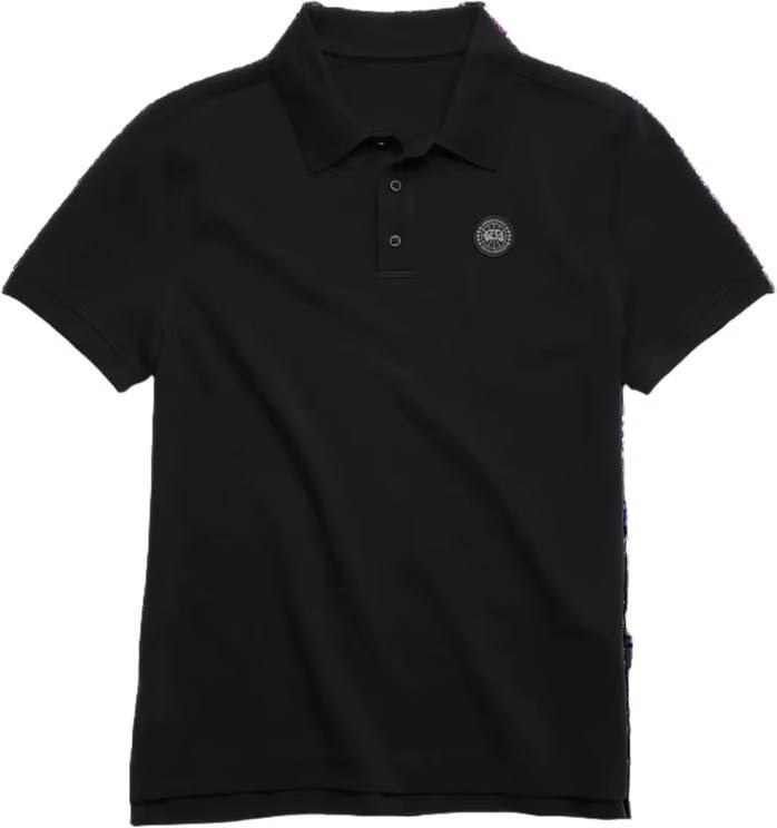 Polo Canada Goose noir Black Disc