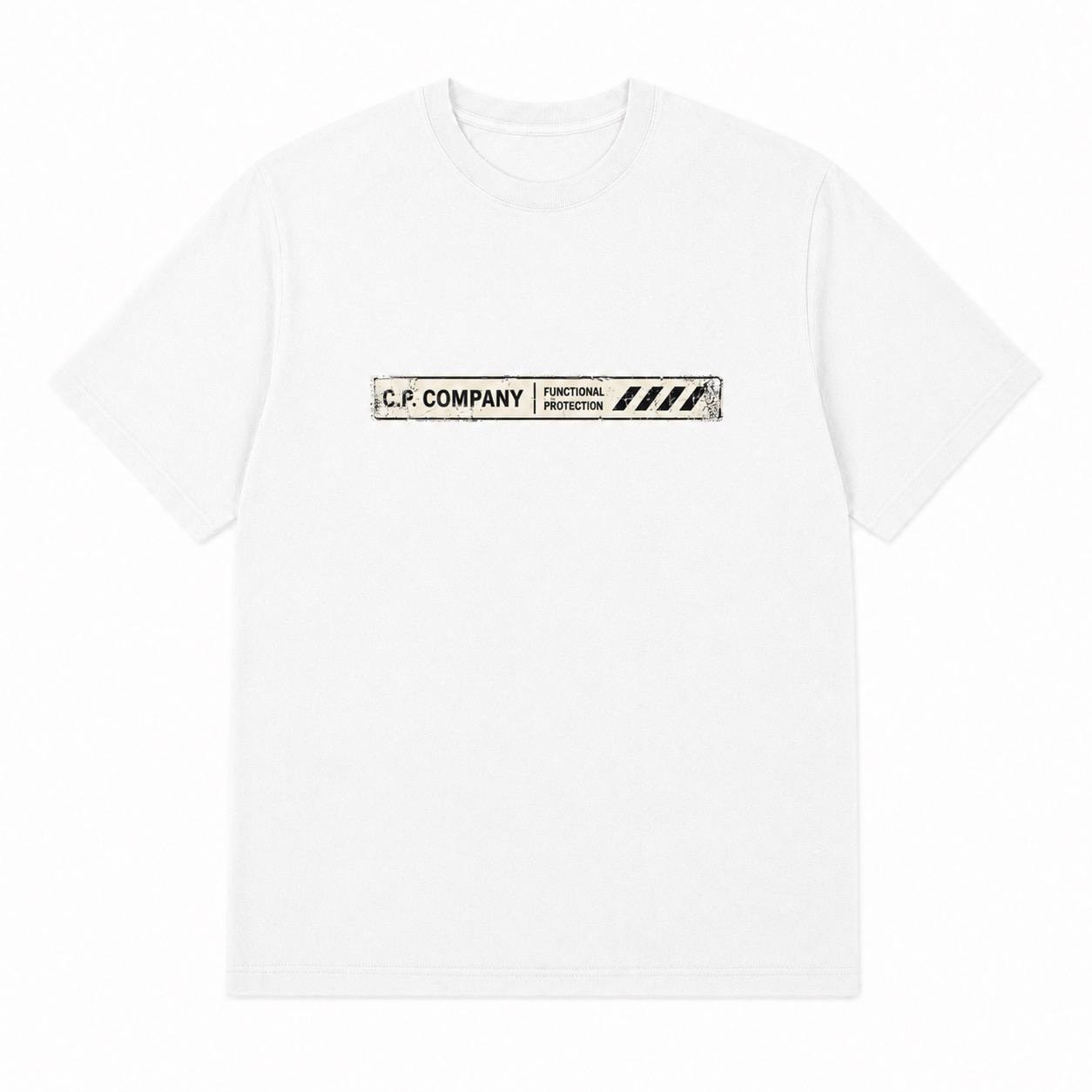 T-shirt C.P. Company blanc Functional Protection