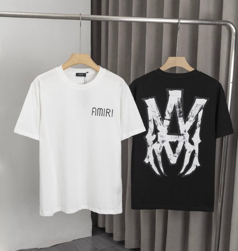 T-shirts Amiri imprimé logo graphique au dos