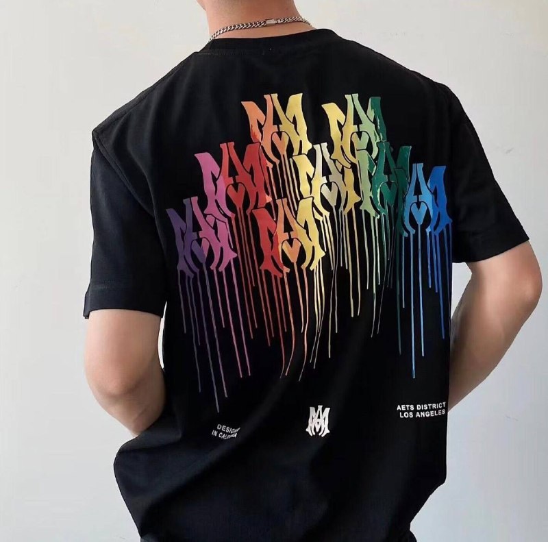 T-shirt à col rond Amiri