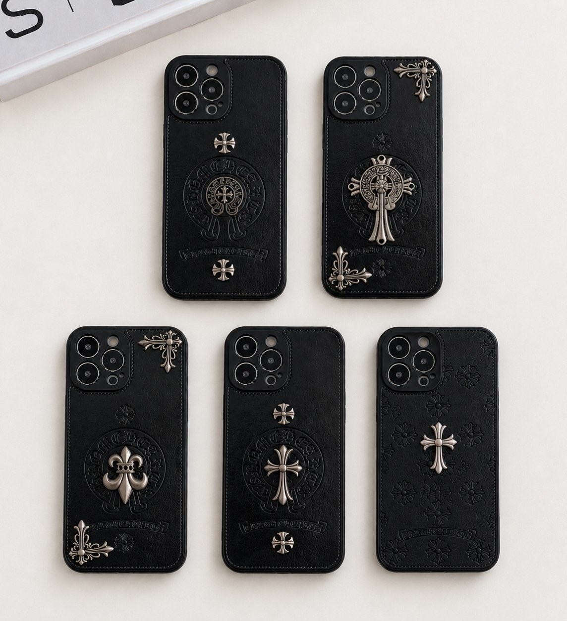 Coque pour iPhone Chrome Hearts