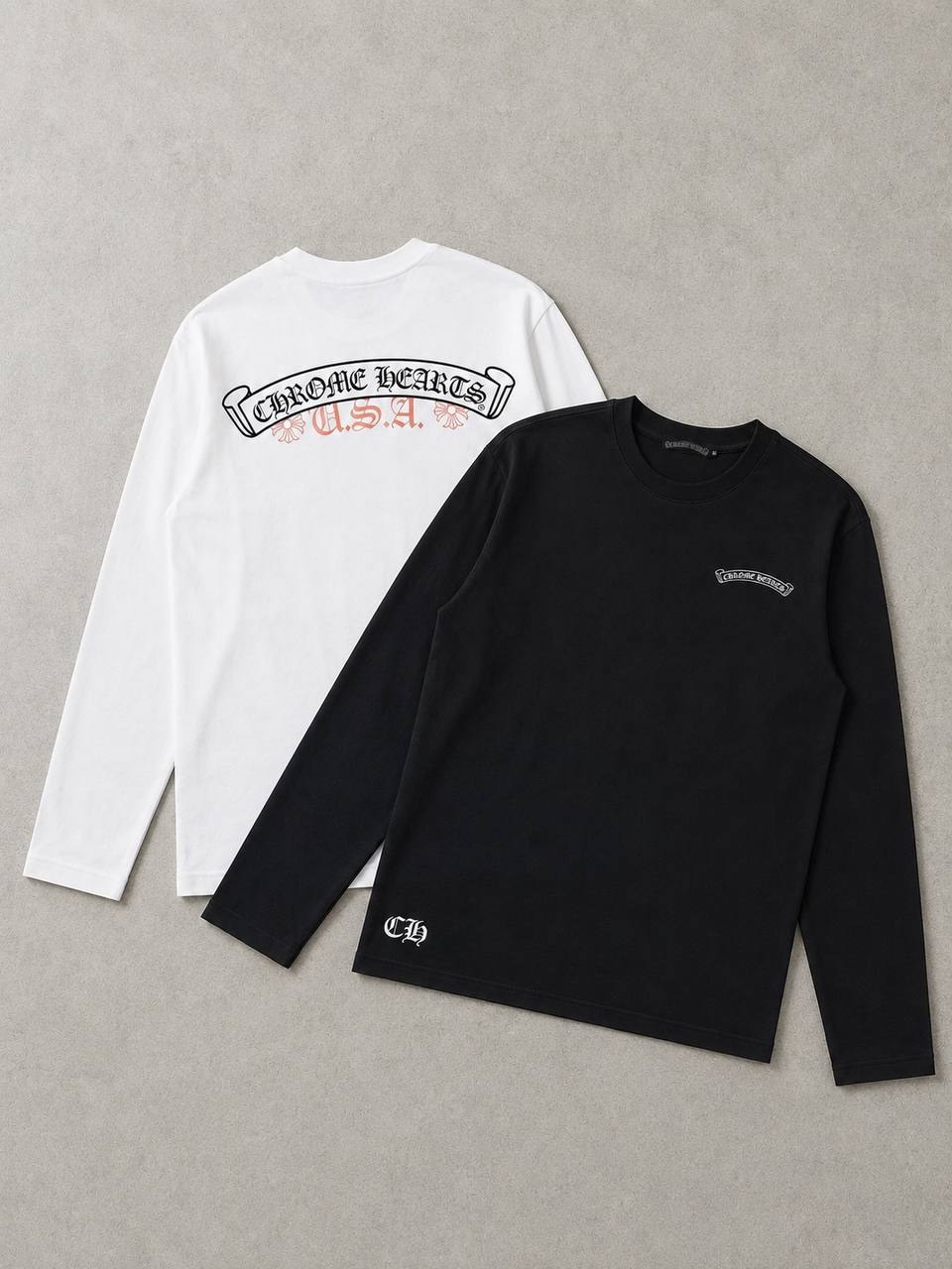 T-shirt manches longues Chrome Hearts USA