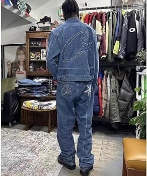 Pantalon de travail en denim Corteiz C-Star