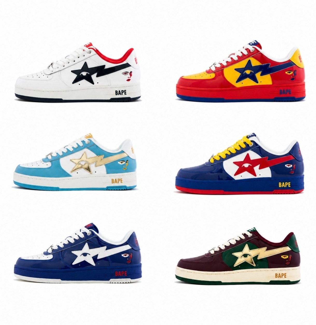 Baskets Bape x KidSuper Mundial 2026