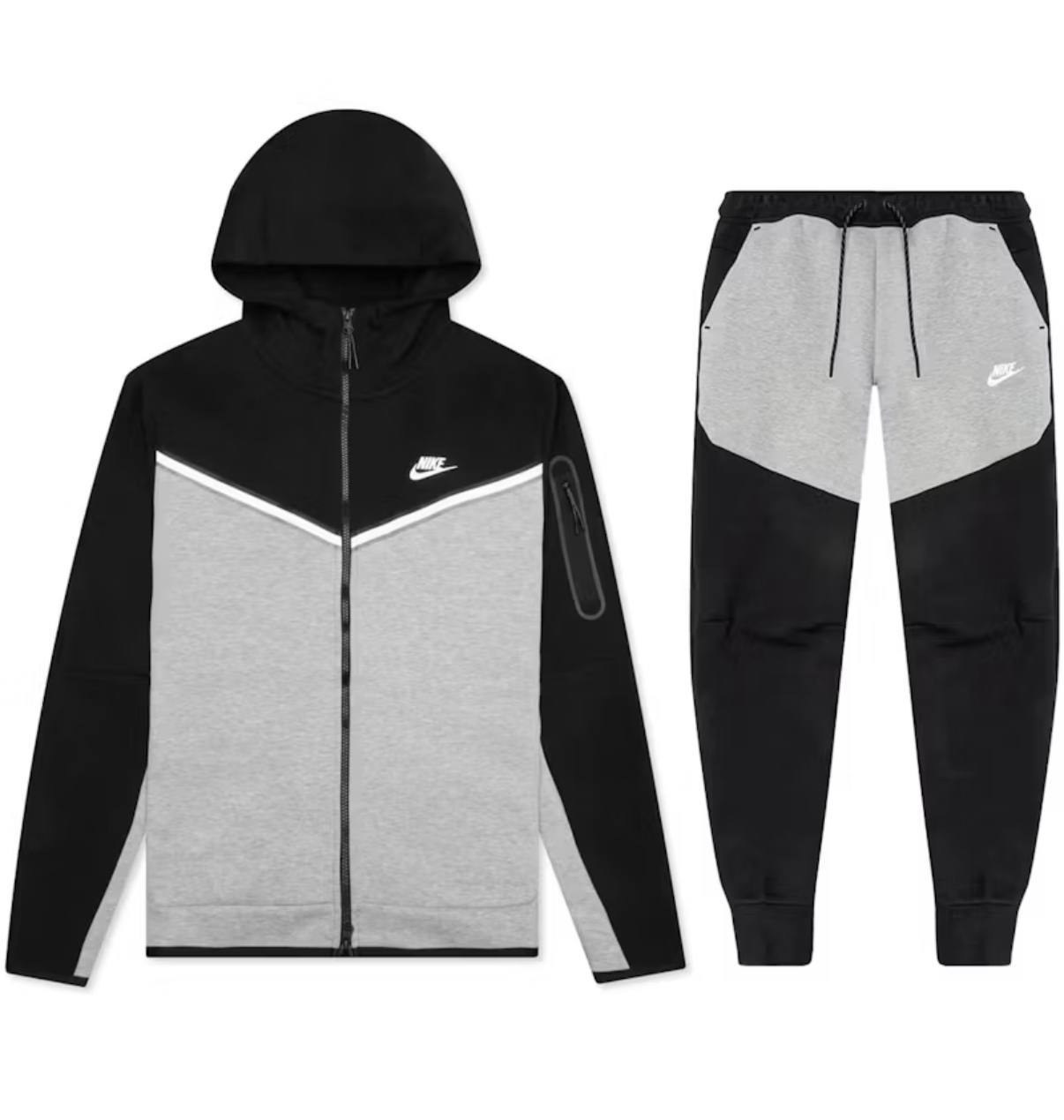 Survêtement Nike Tech Fleece noir et gris