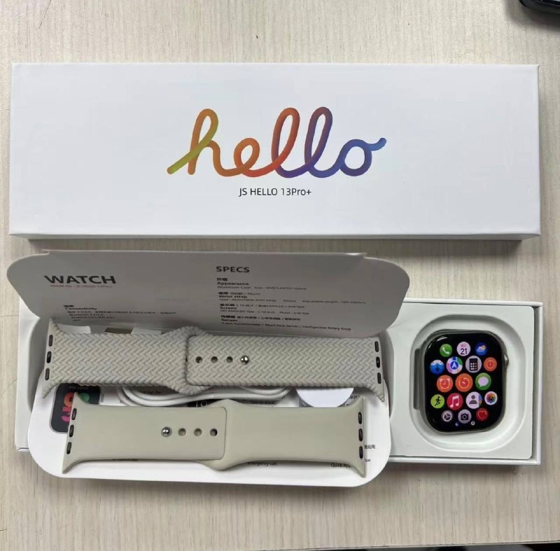 Montre connectée JS Hello 13 Pro+ et bracelets