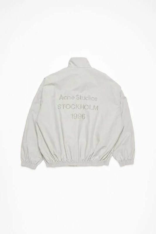 Veste zippée Acne Studios Stockholm blanc cassé
