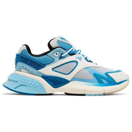 Baskets Amiri MA Runner bleu ciel et blanches
