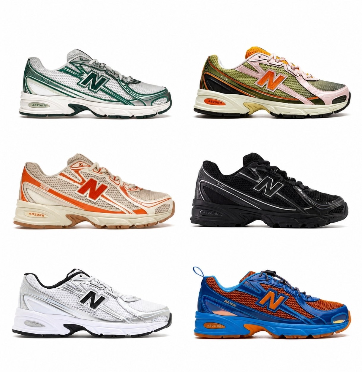 Baskets New Balance 740 rétro running coloris variés