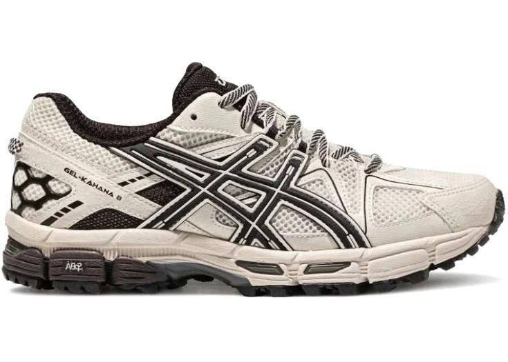 Baskets Asics Gel-Kahana 8 blanc cassé et noir