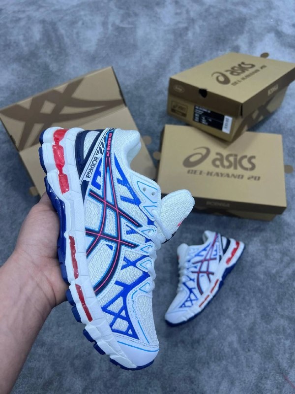 Baskets Asics Gel-Kayano 20 Bodega blanches et bleues