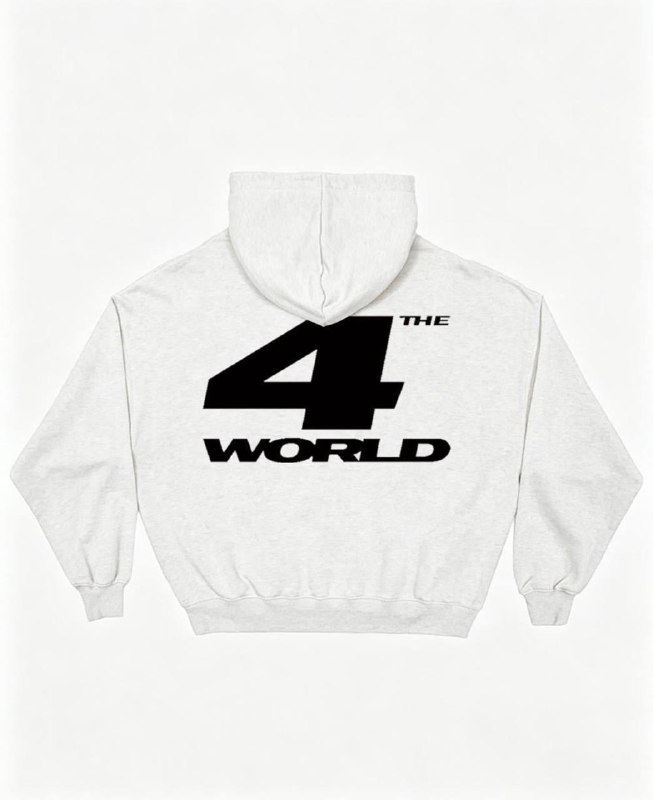 Sweat à capuche Cold Culture The 4 World blanc