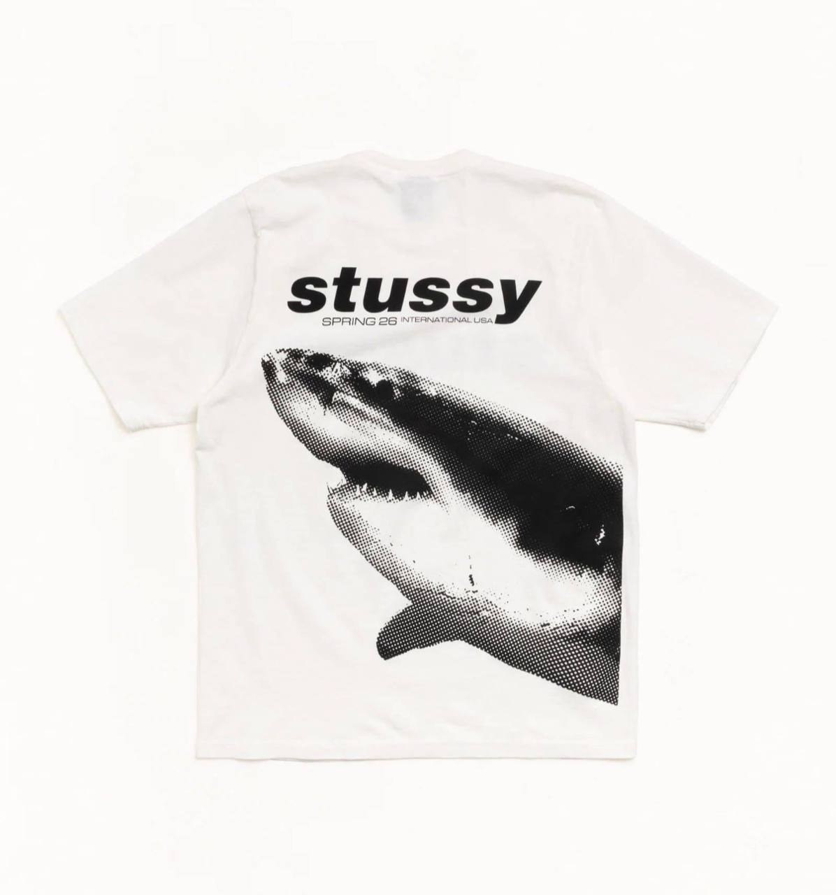 T-shirt Stussy Shark Tiburón