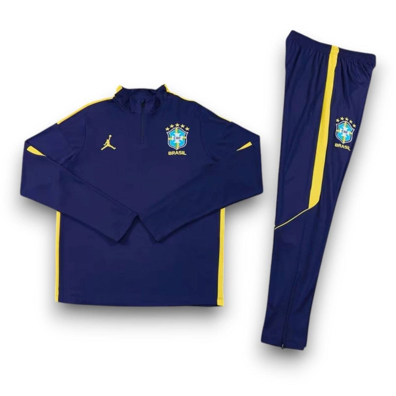 Survêtement d'entraînement Brésil bleu Jordan