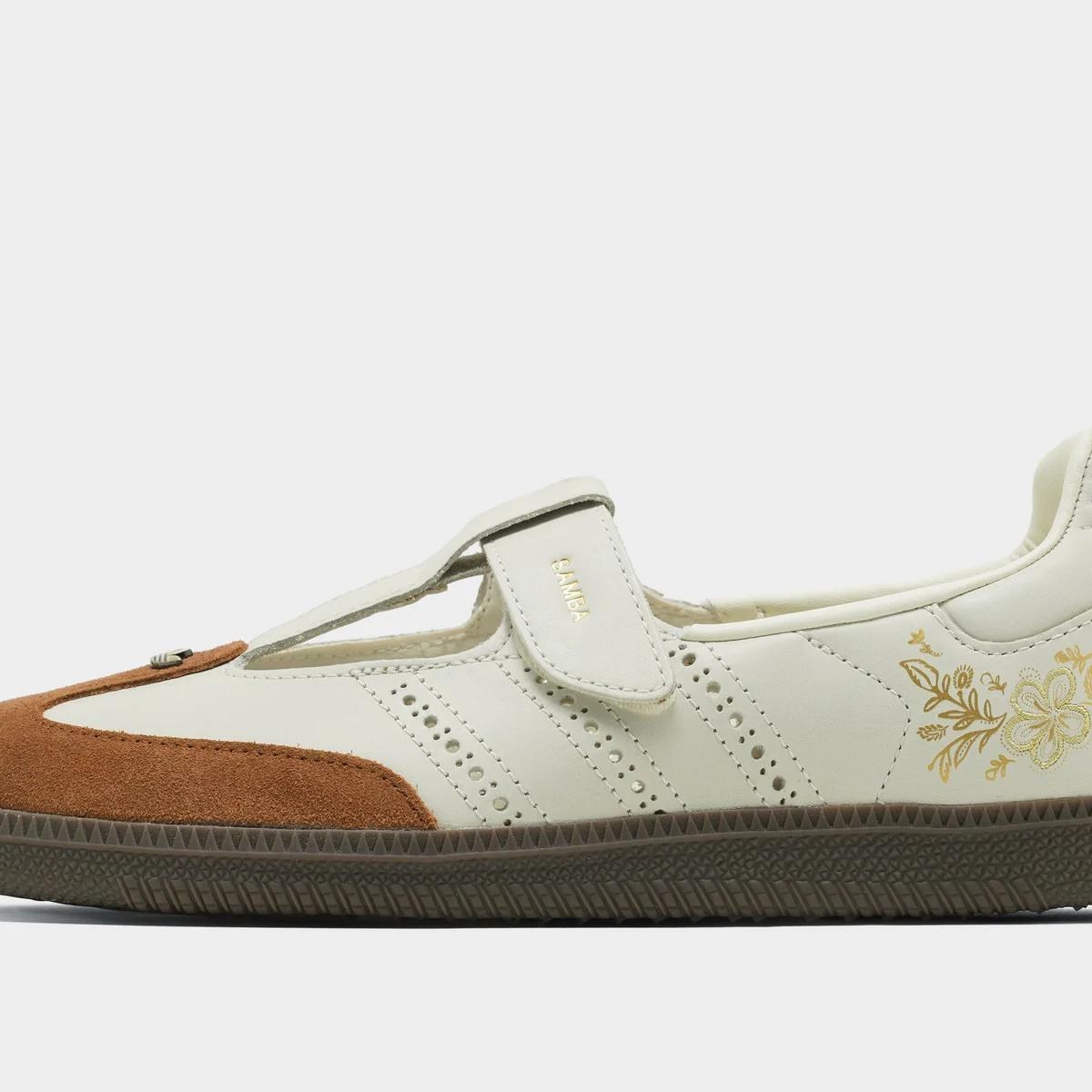 Baskets Adidas Samba Jane Mary Jane brodées