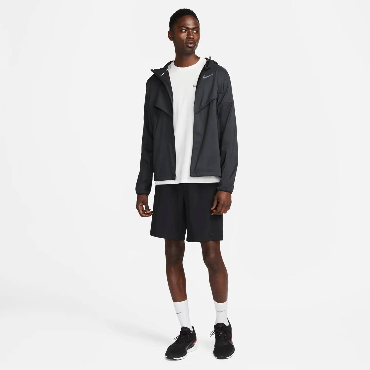 Veste de running à capuche Nike noire pour homme