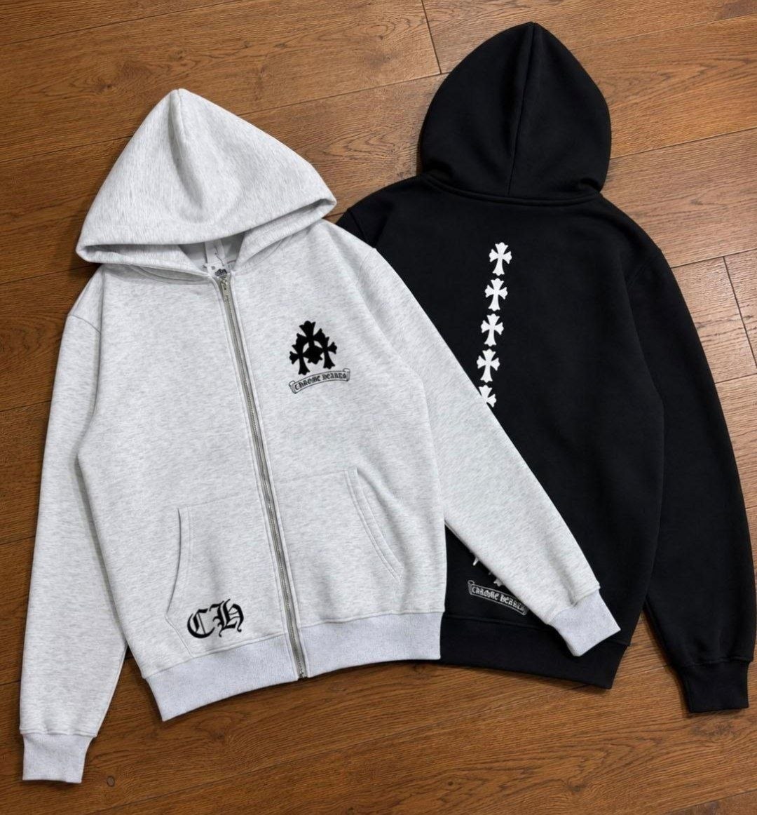 Sweats zippés à capuche Chrome Hearts