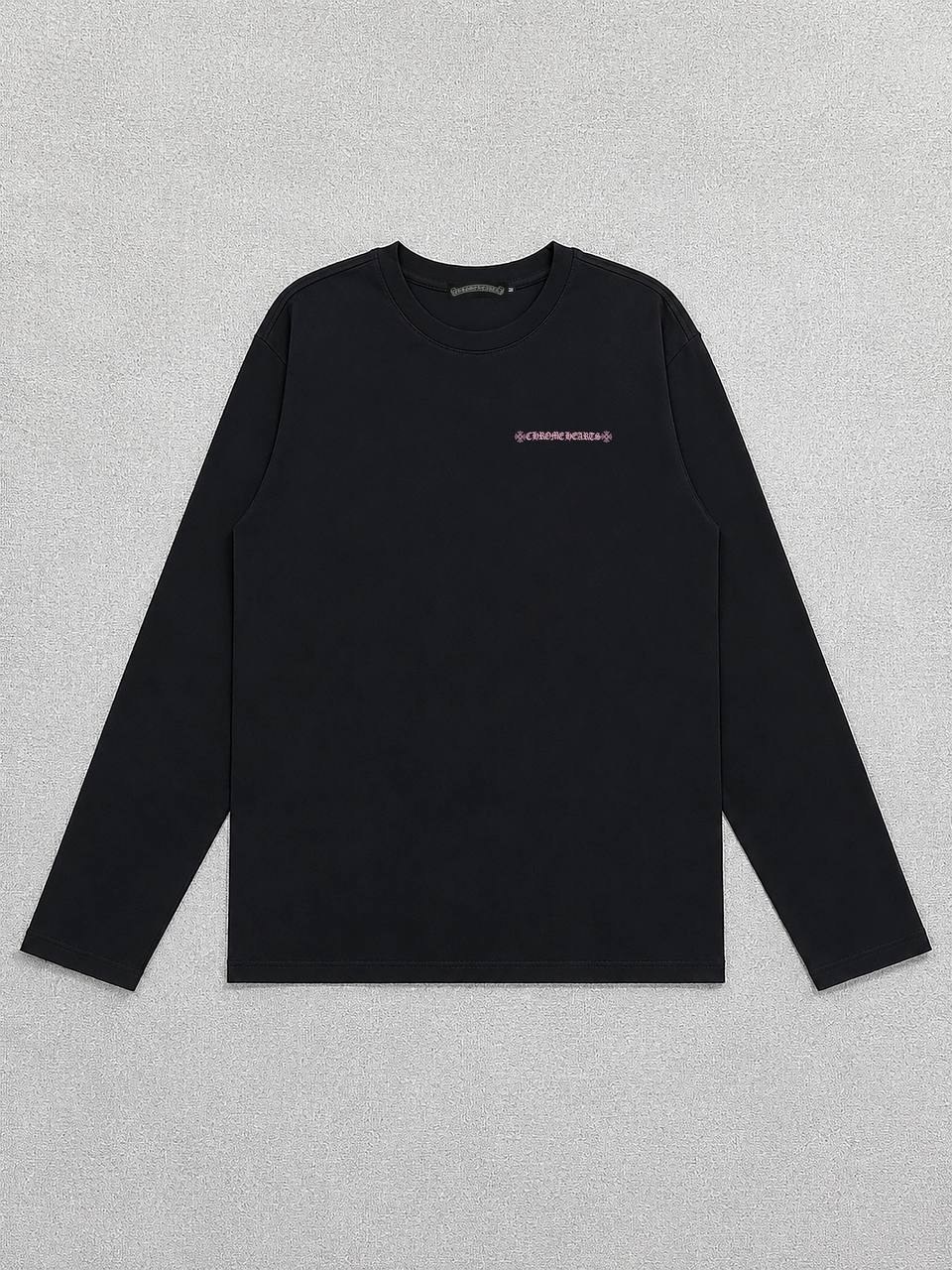 T-shirt manches longues Chrome Hearts noir